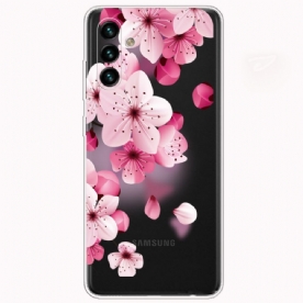 Hoesje voor Samsung Galaxy A13 5G Kleine Roze Bloemen