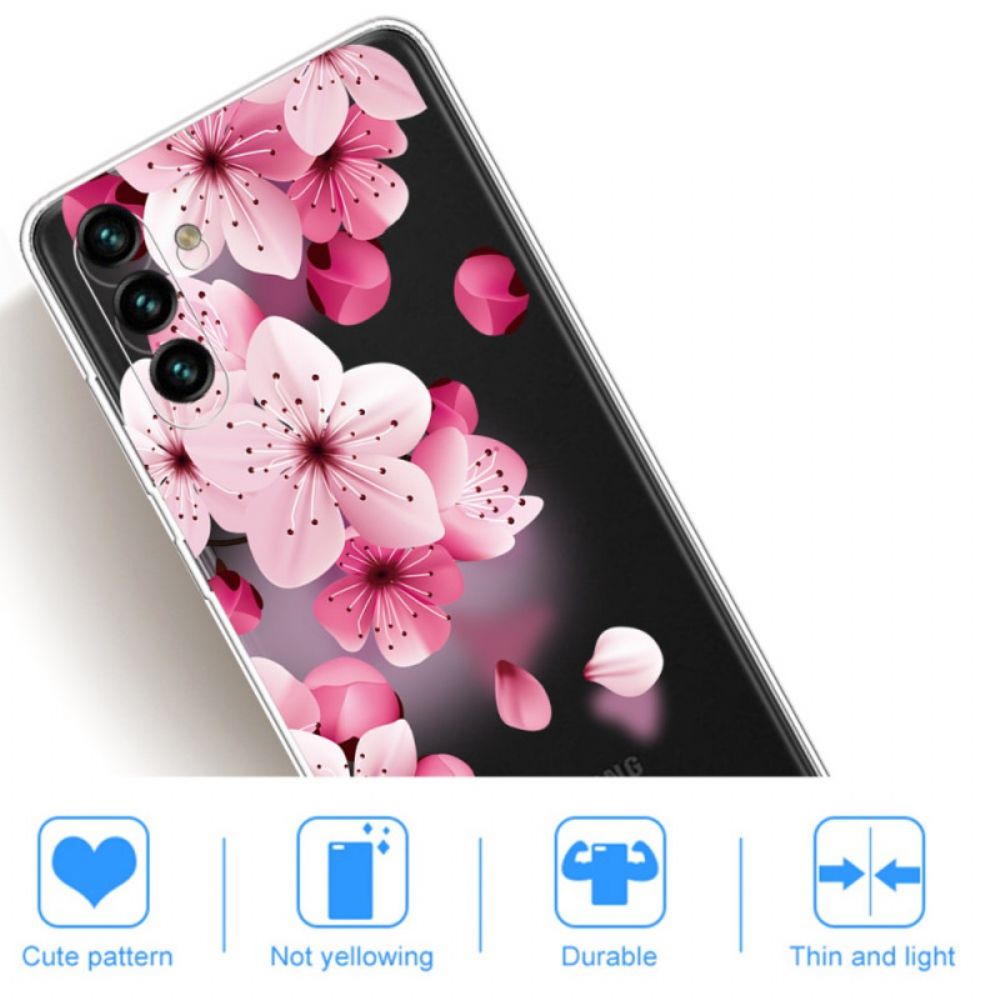 Hoesje voor Samsung Galaxy A13 5G Kleine Roze Bloemen