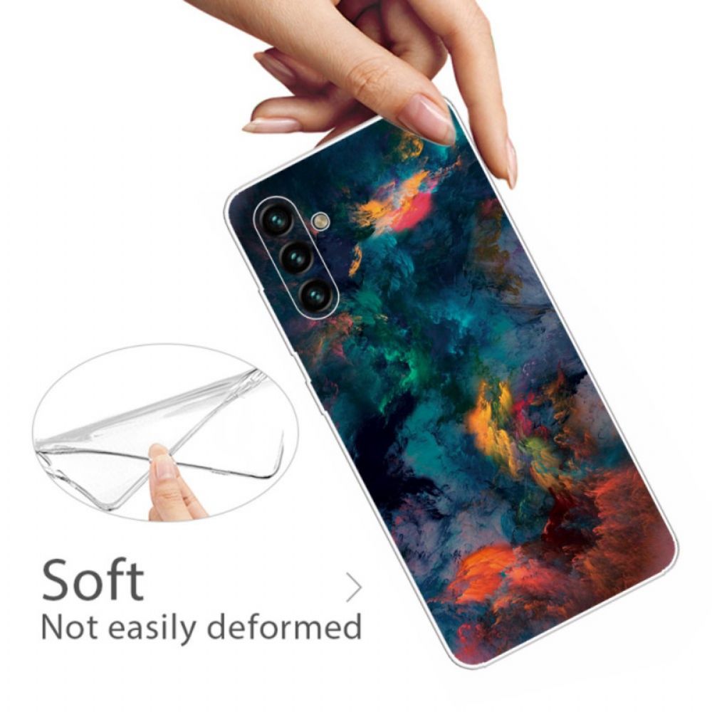 Hoesje voor Samsung Galaxy A13 5G Kleurwolken