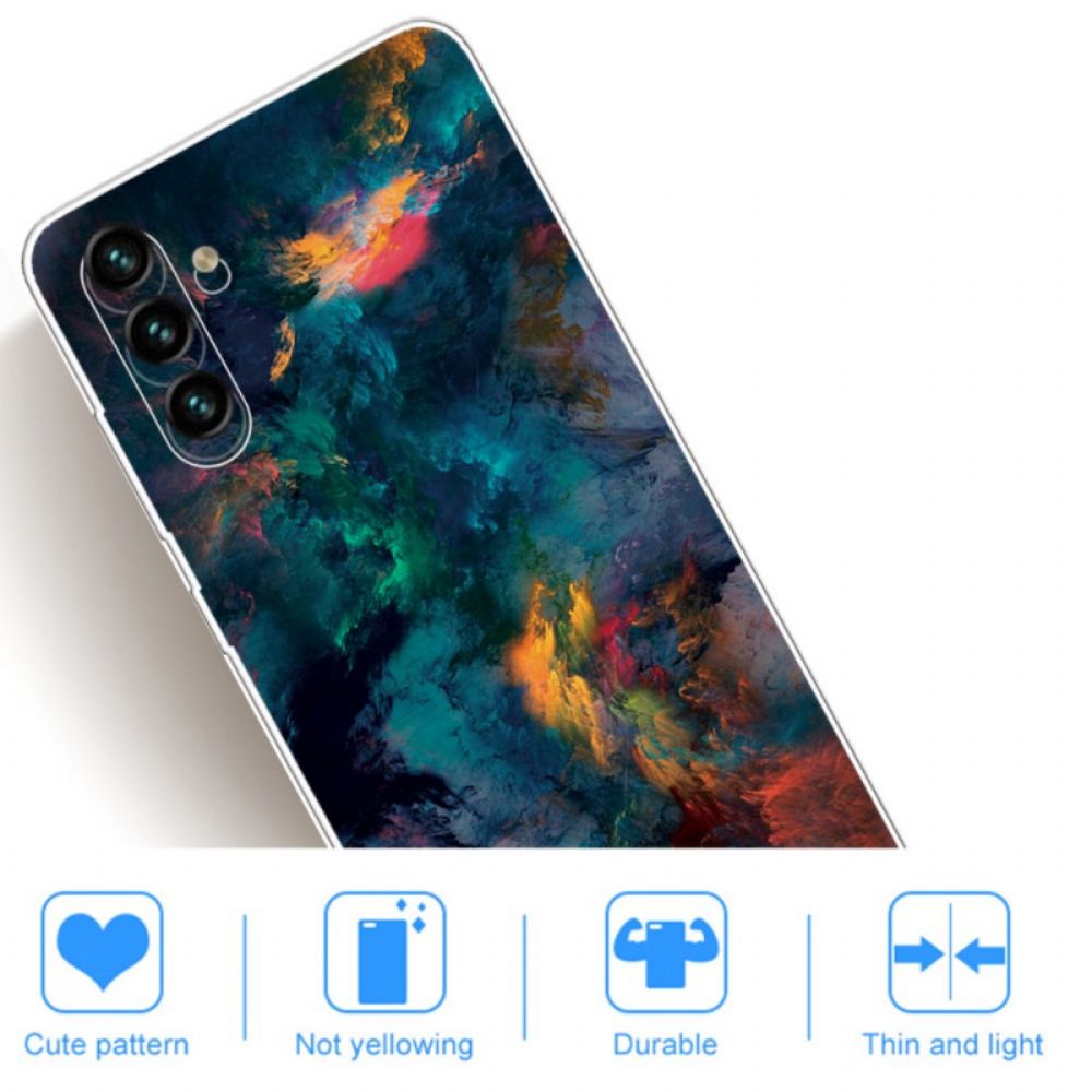 Hoesje voor Samsung Galaxy A13 5G Kleurwolken