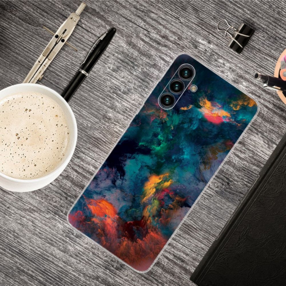 Hoesje voor Samsung Galaxy A13 5G Kleurwolken