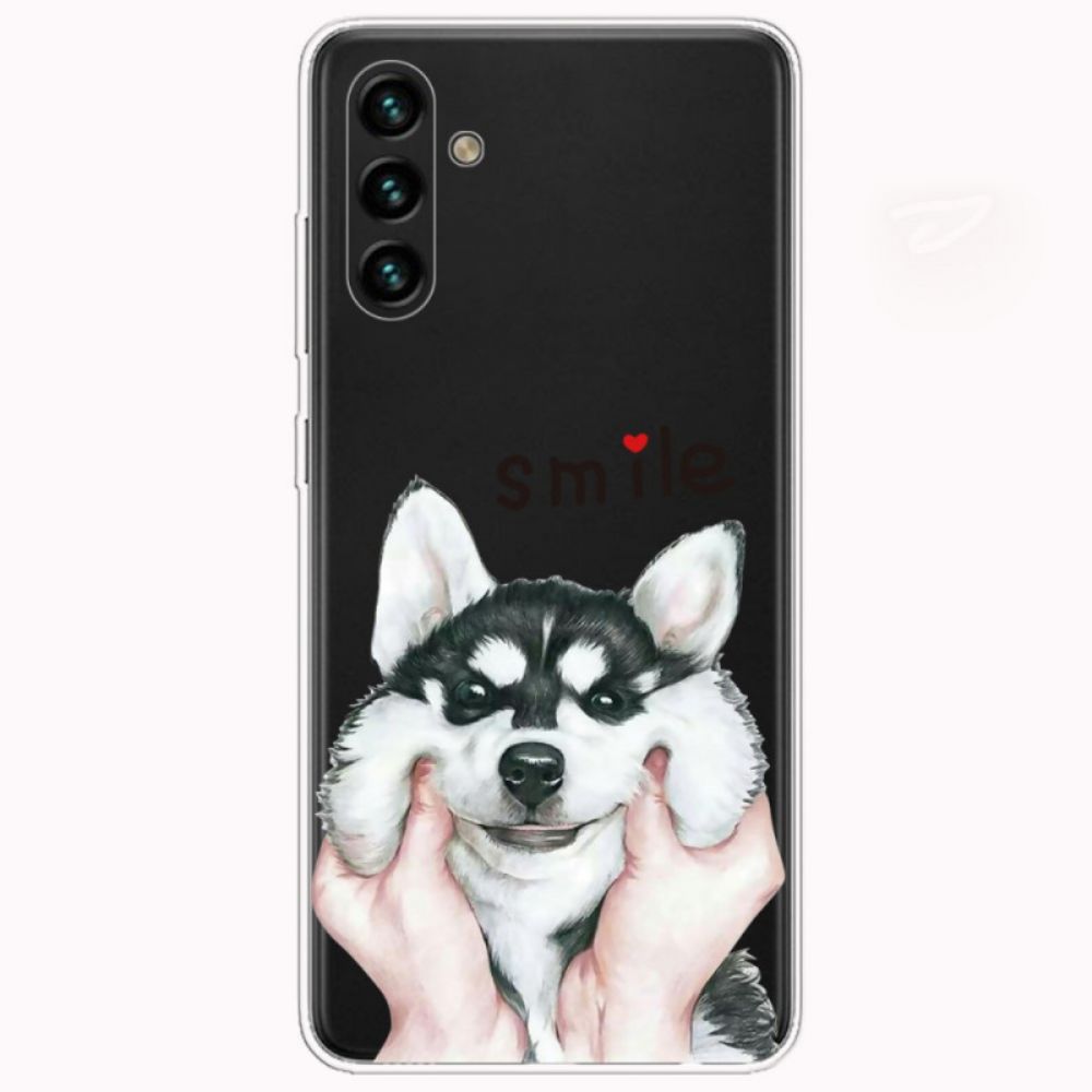 Hoesje voor Samsung Galaxy A13 5G Lach Hond