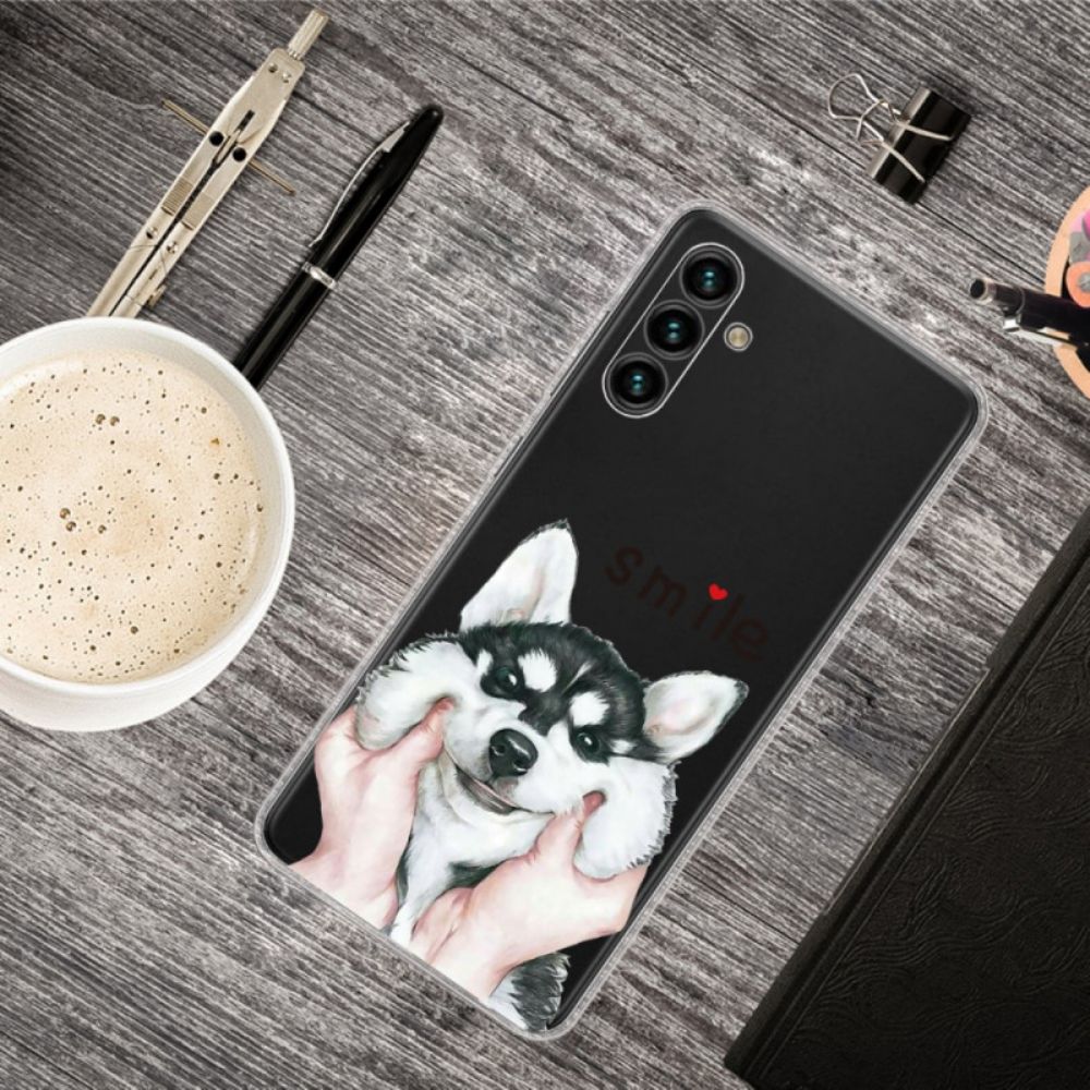 Hoesje voor Samsung Galaxy A13 5G Lach Hond