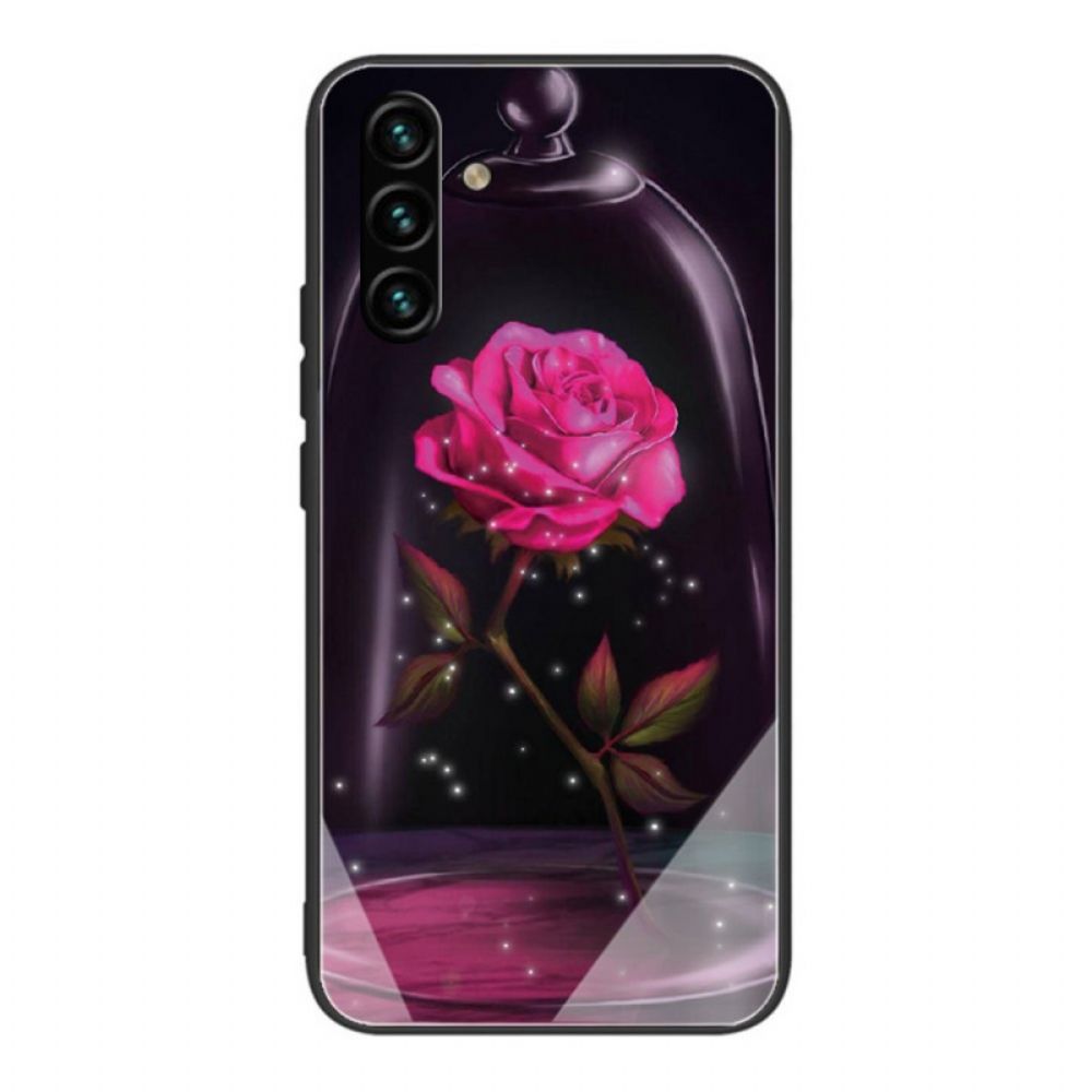 Hoesje voor Samsung Galaxy A13 5G Magisch Roze Gehard Glas