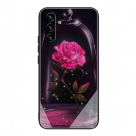 Hoesje voor Samsung Galaxy A13 5G Magisch Roze Gehard Glas