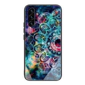 Hoesje voor Samsung Galaxy A13 5G Mandala Van Gehard Glas