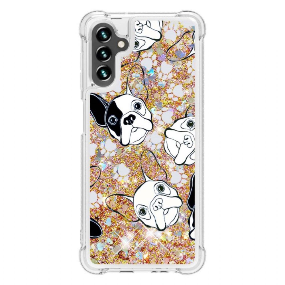 Hoesje voor Samsung Galaxy A13 5G Meneer Glitterhond