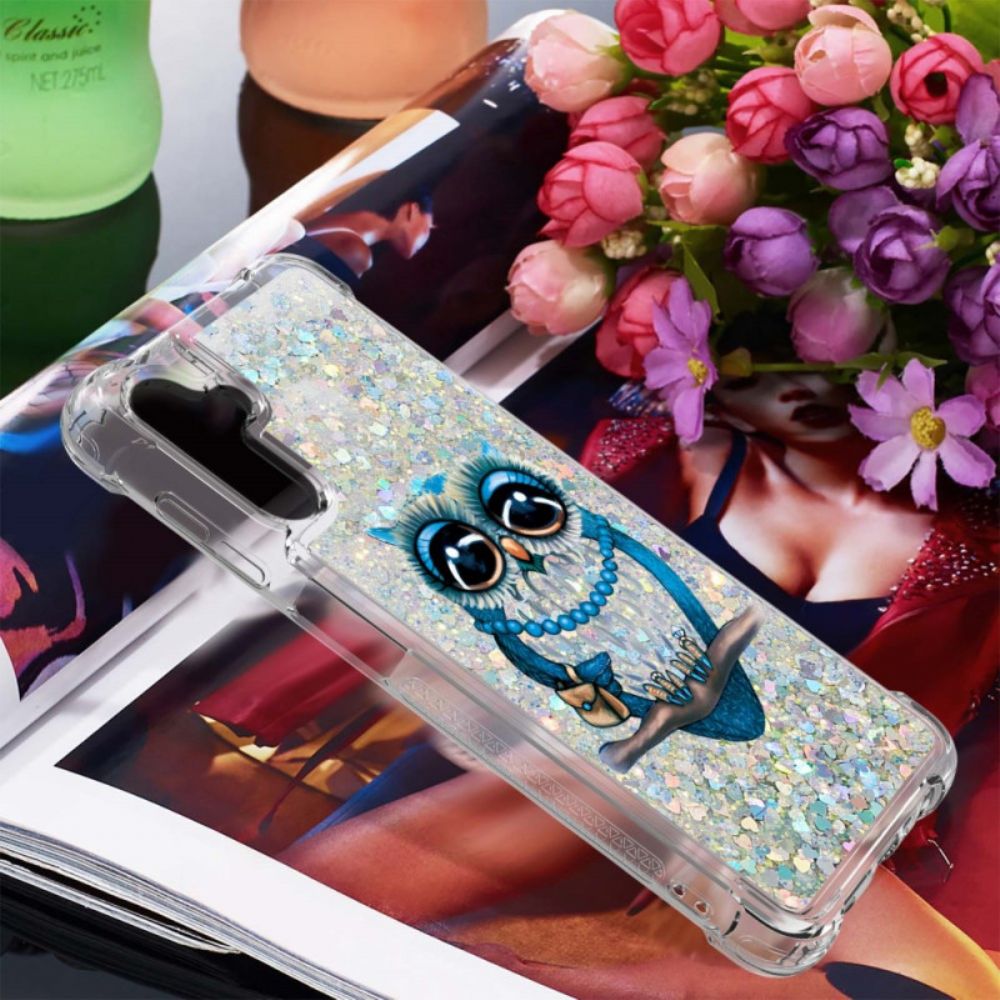 Hoesje voor Samsung Galaxy A13 5G Miss Glitteruil