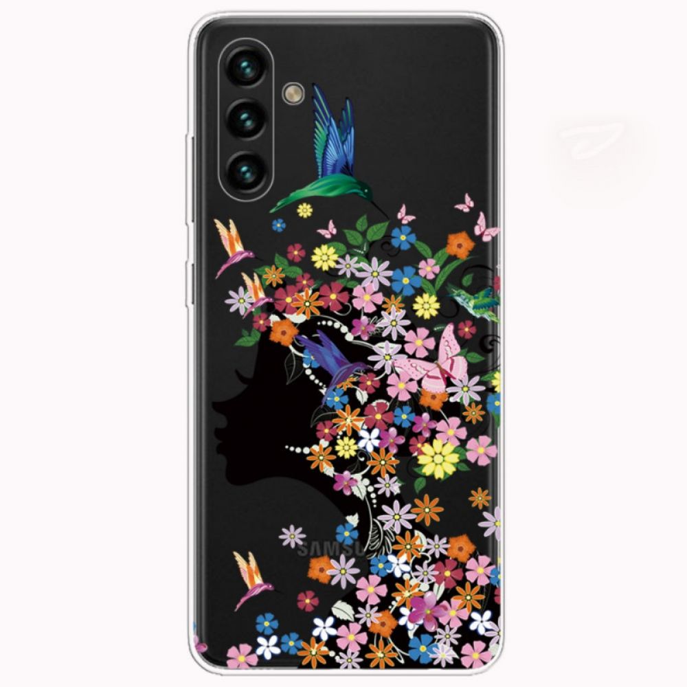 Hoesje voor Samsung Galaxy A13 5G Mooi Bloemhoofd