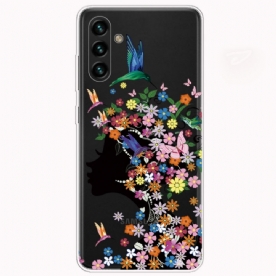 Hoesje voor Samsung Galaxy A13 5G Mooi Bloemhoofd