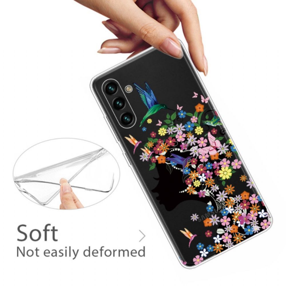 Hoesje voor Samsung Galaxy A13 5G Mooi Bloemhoofd