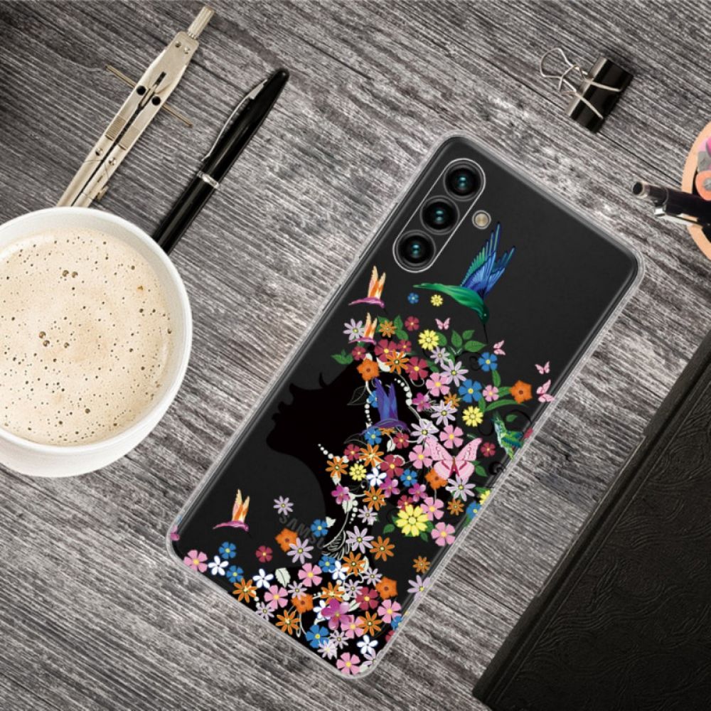 Hoesje voor Samsung Galaxy A13 5G Mooi Bloemhoofd