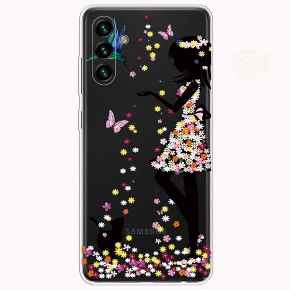 Hoesje voor Samsung Galaxy A13 5G Mooi Bloemhoofd