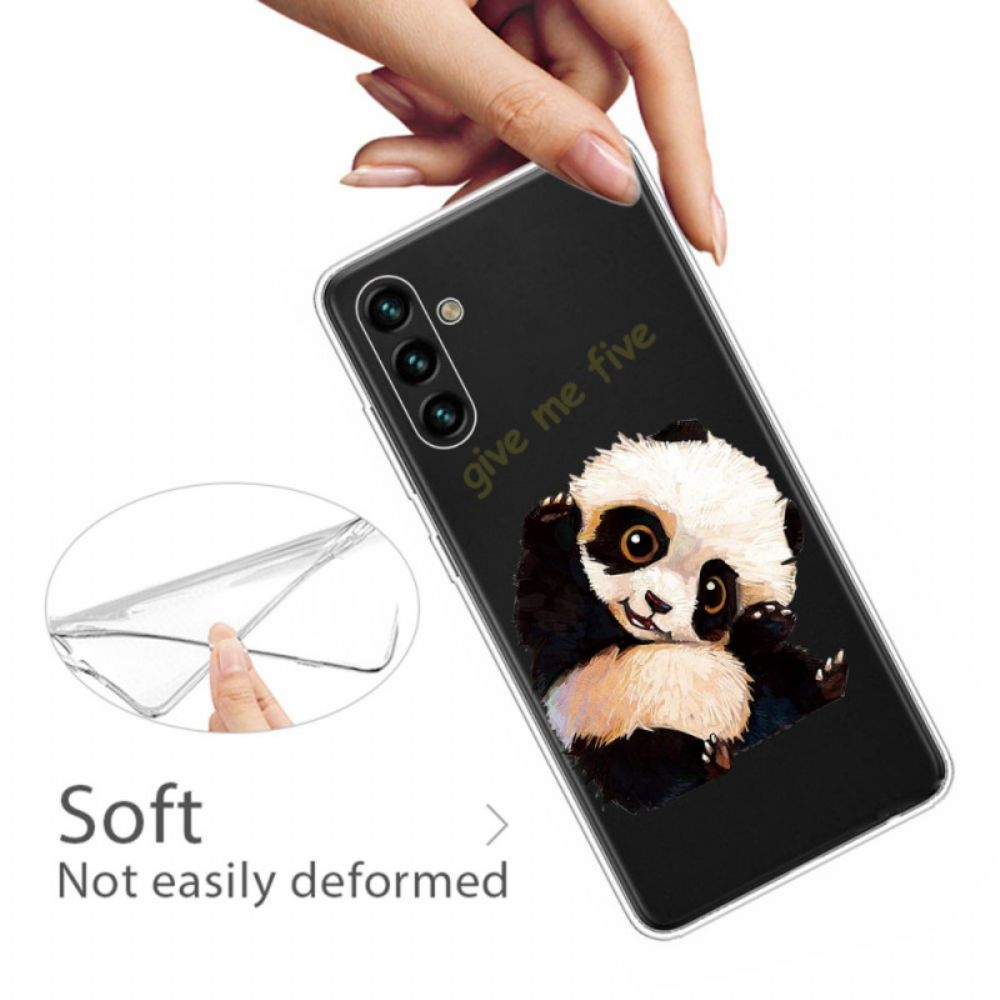 Hoesje voor Samsung Galaxy A13 5G Panda Geef Me Vijf