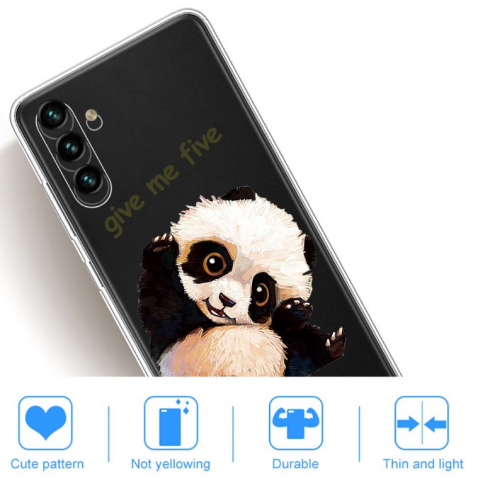 Hoesje voor Samsung Galaxy A13 5G Panda Geef Me Vijf