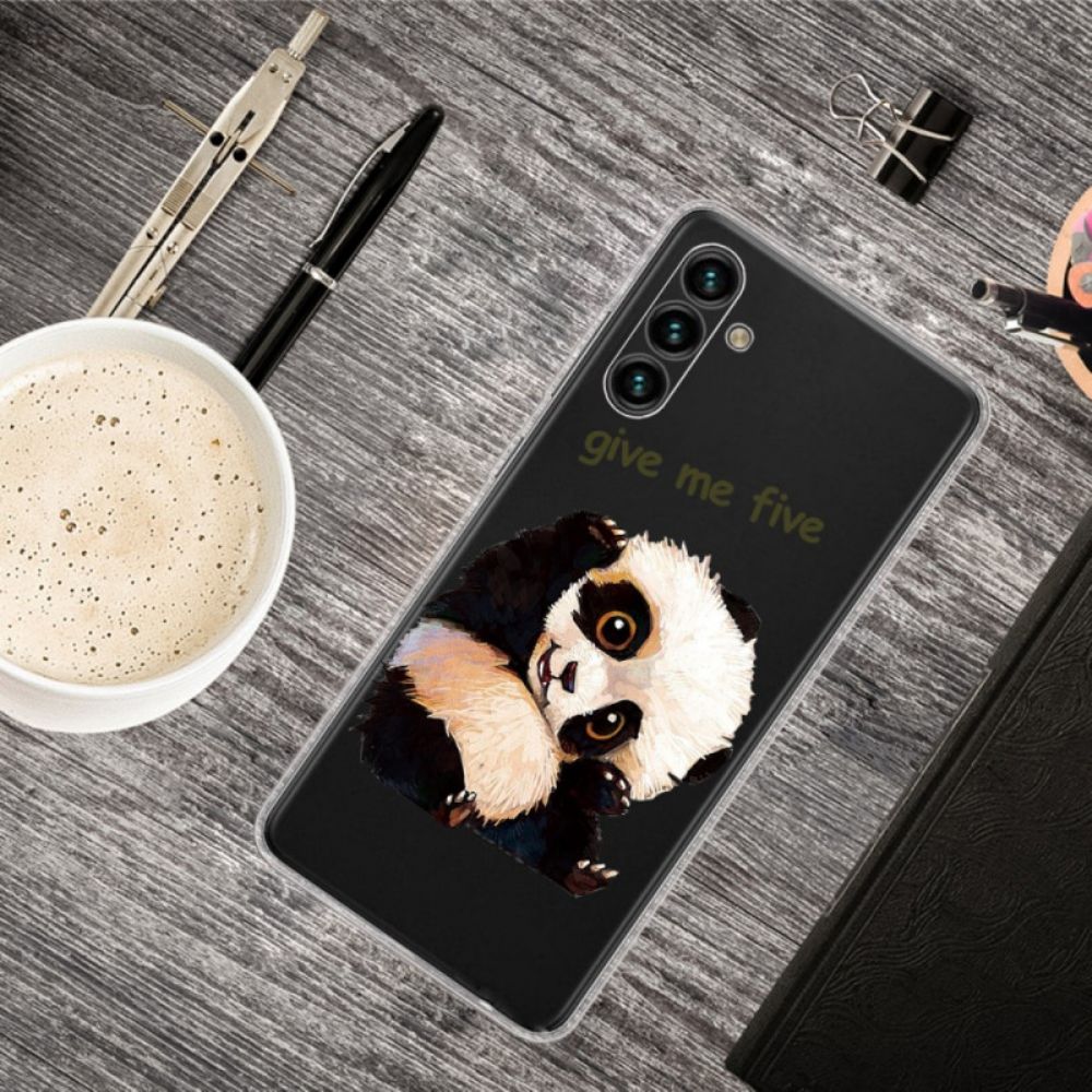 Hoesje voor Samsung Galaxy A13 5G Panda Geef Me Vijf