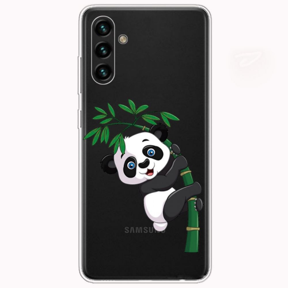 Hoesje voor Samsung Galaxy A13 5G Panda Op Bamboe