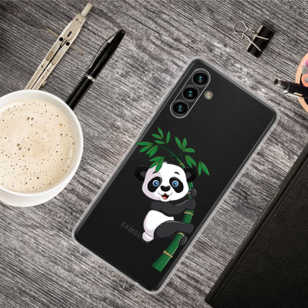 Hoesje voor Samsung Galaxy A13 5G Panda Op Bamboe