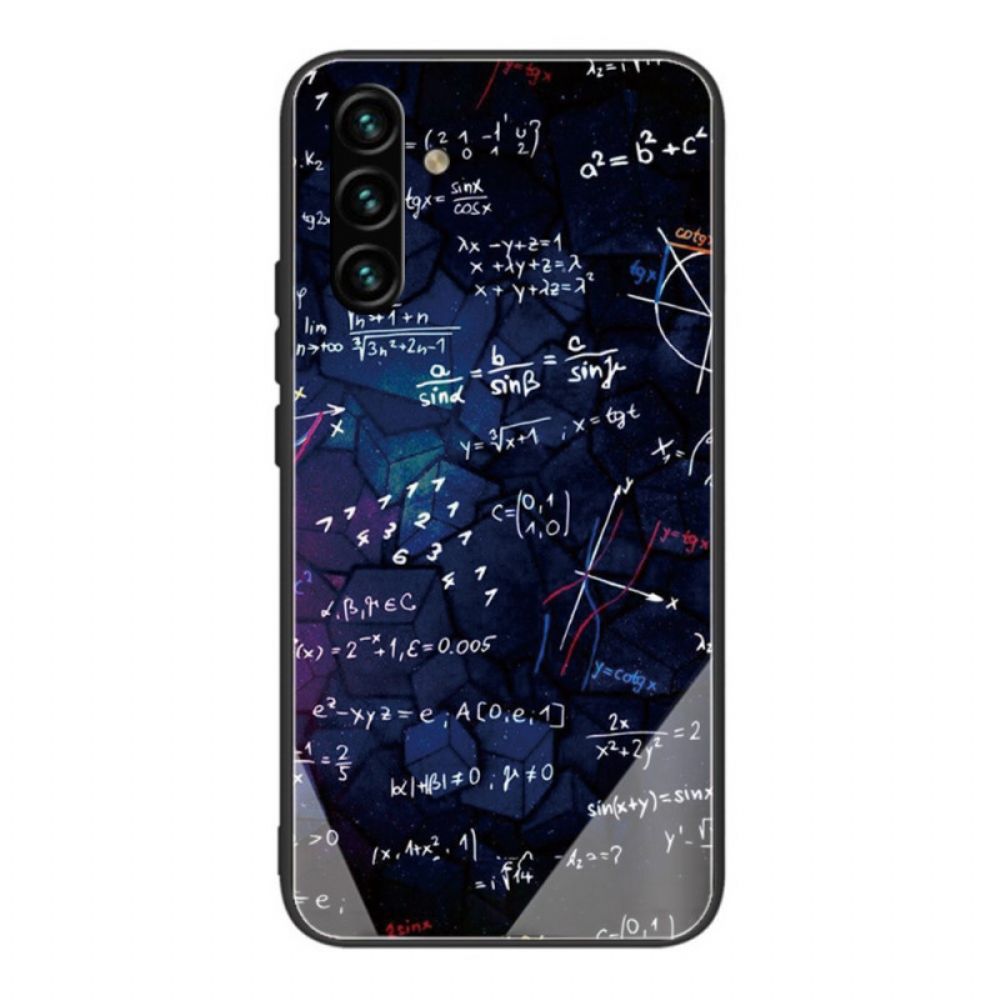 Hoesje voor Samsung Galaxy A13 5G Wiskundige Berekeningen Van Gehard Glas