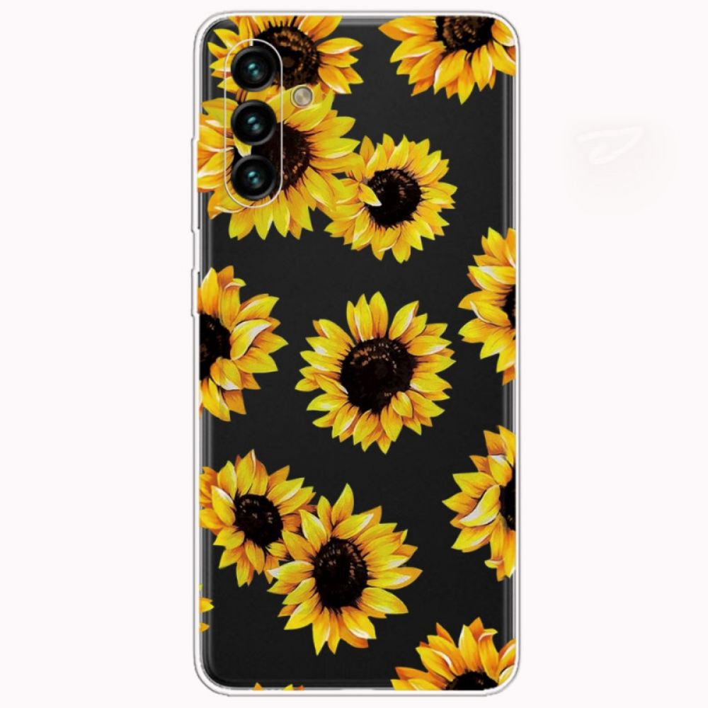 Hoesje voor Samsung Galaxy A13 5G Zonnebloemen