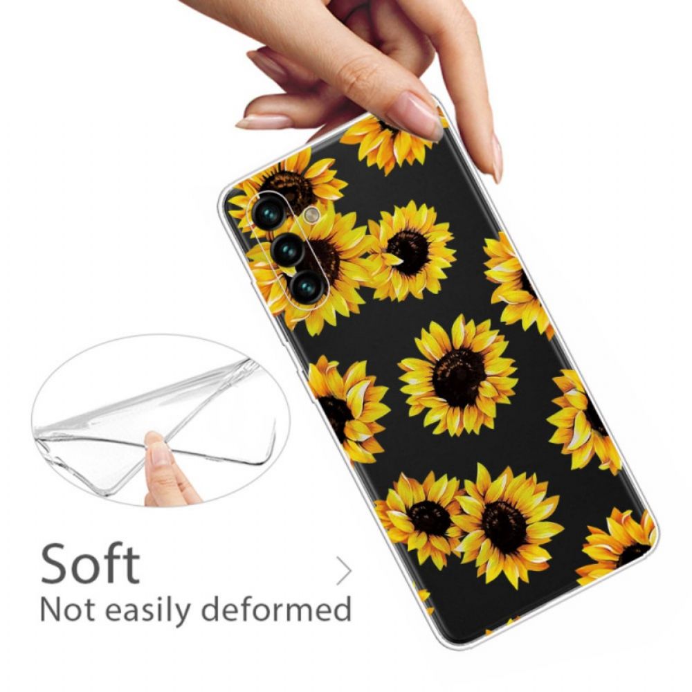 Hoesje voor Samsung Galaxy A13 5G Zonnebloemen