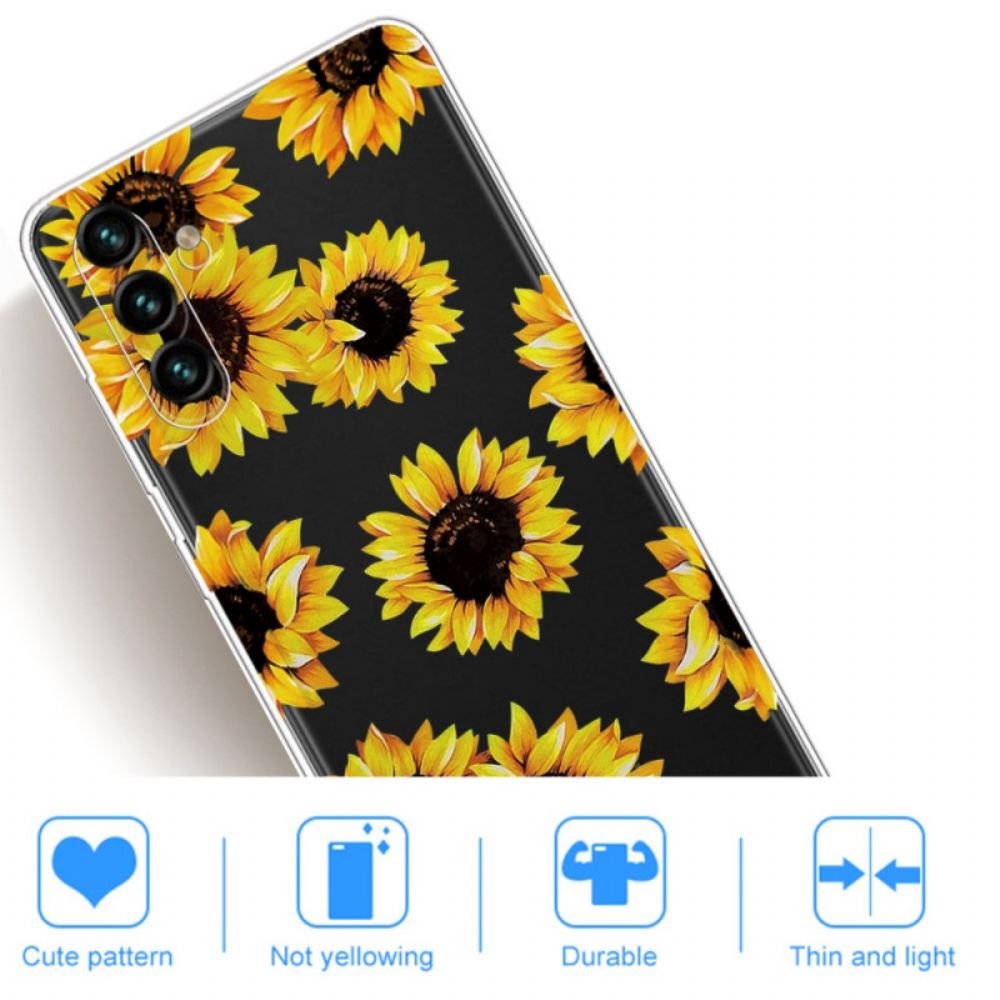 Hoesje voor Samsung Galaxy A13 5G Zonnebloemen