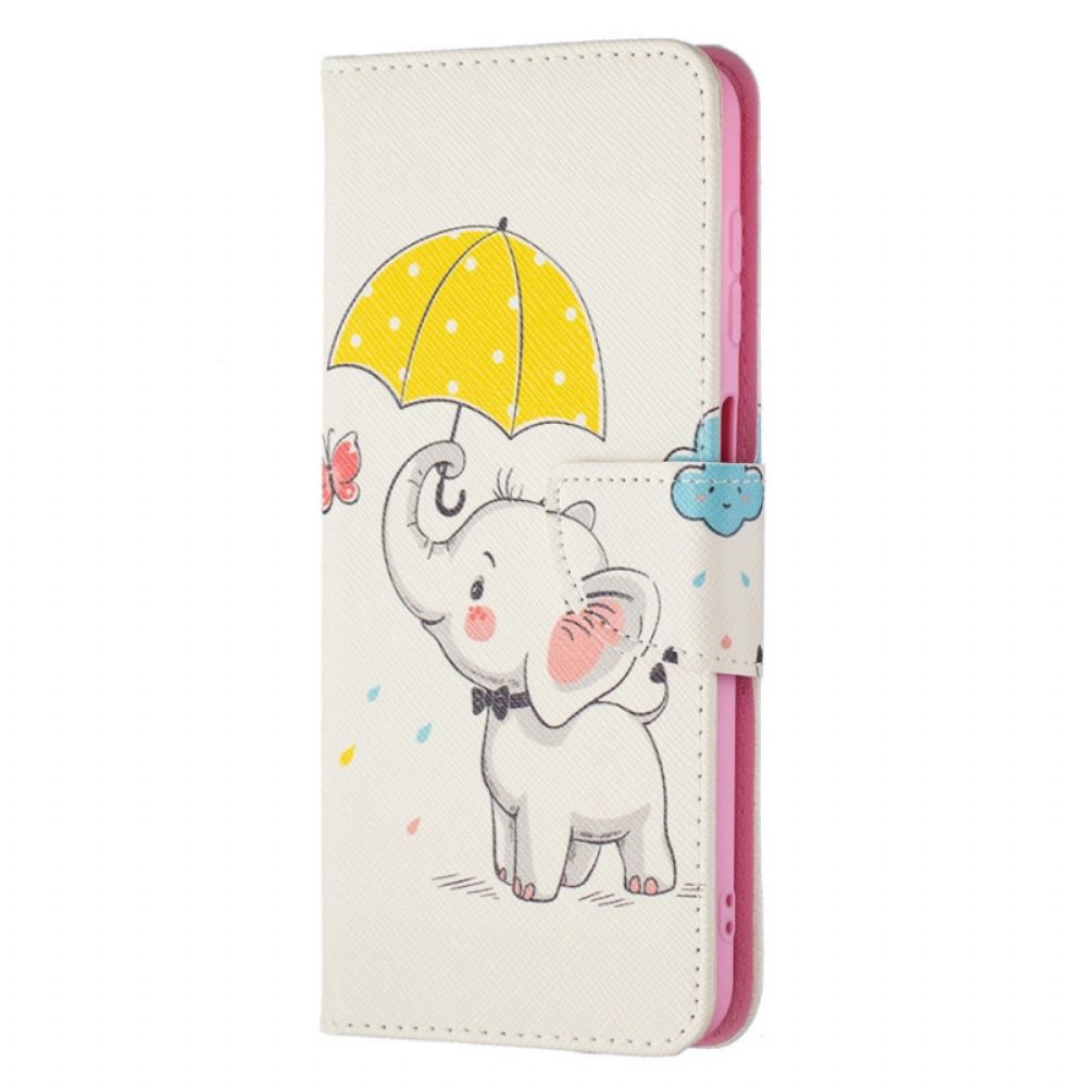 Leren Hoesje voor Samsung Galaxy A13 5G Babyolifant