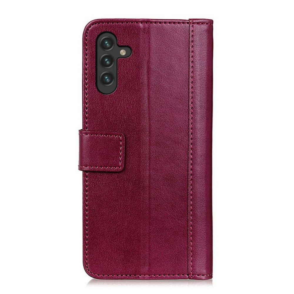 Leren Hoesje voor Samsung Galaxy A13 5G Stijl Leer Elegantie