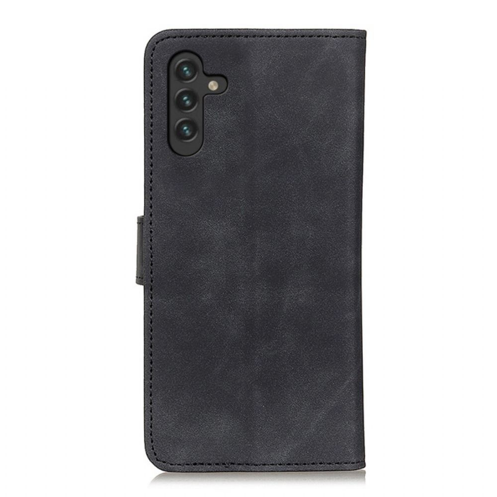 Leren Hoesje voor Samsung Galaxy A13 5G Vintage Leereffect Khazneh