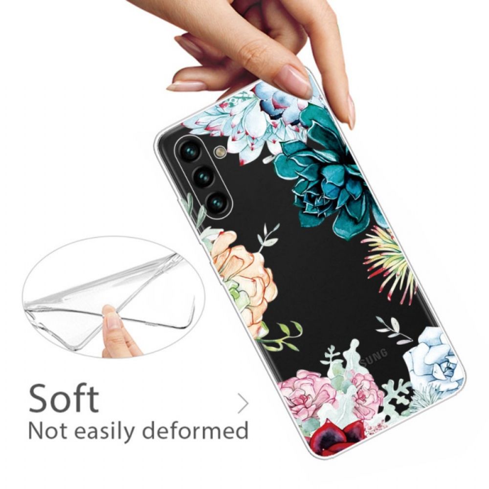 Telefoonhoesje voor Samsung Galaxy A13 5G Aquarel Bloemen