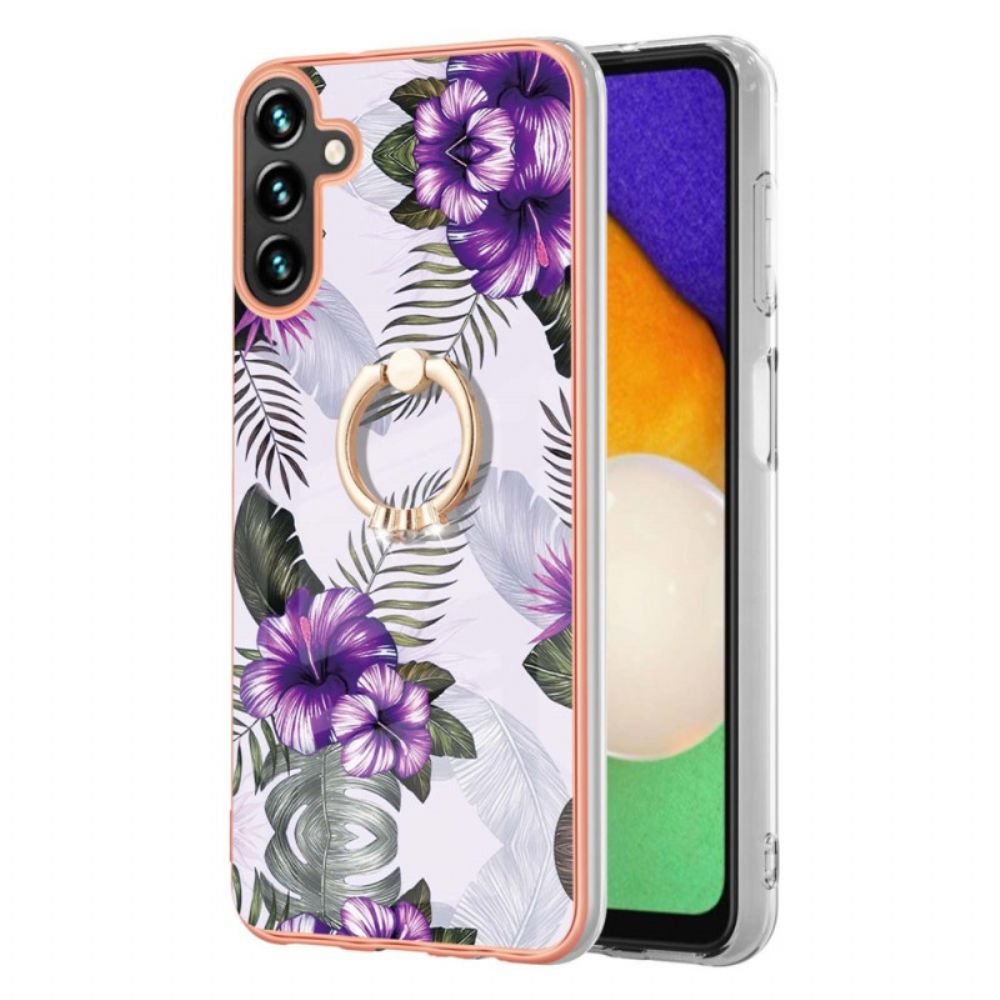 Telefoonhoesje voor Samsung Galaxy A13 5G Ring-steun Bloemen