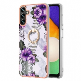 Telefoonhoesje voor Samsung Galaxy A13 5G Ring-steun Bloemen