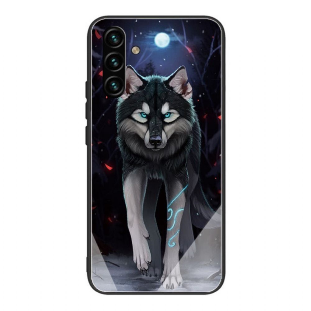 Telefoonhoesje voor Samsung Galaxy A13 5G Wolf Gehard Glas