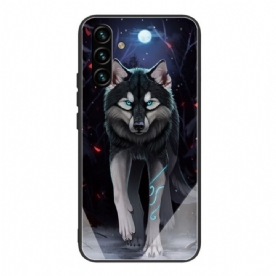 Telefoonhoesje voor Samsung Galaxy A13 5G Wolf Gehard Glas