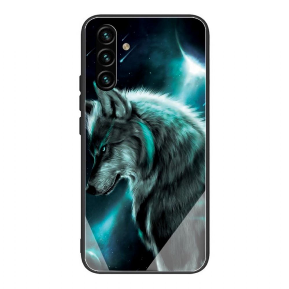 Telefoonhoesje voor Samsung Galaxy A13 5G Wolf Van Gehard Glas