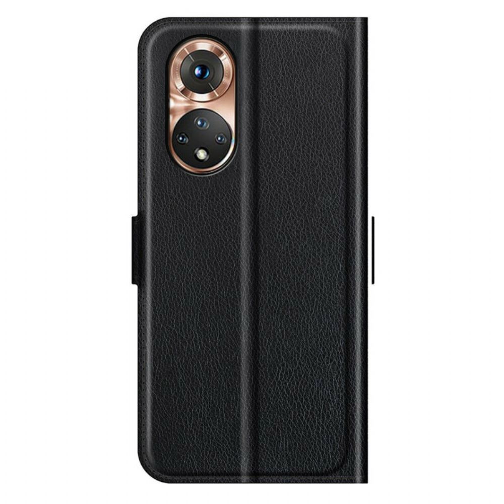 Flip Case voor Huawei Nova 9 / Honor 50 Klassiek Kunstleer