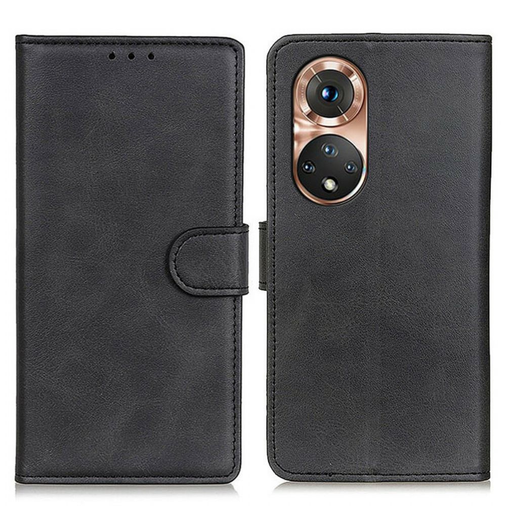 Flip Case voor Huawei Nova 9 / Honor 50 Matte Afwerking Kunstleer