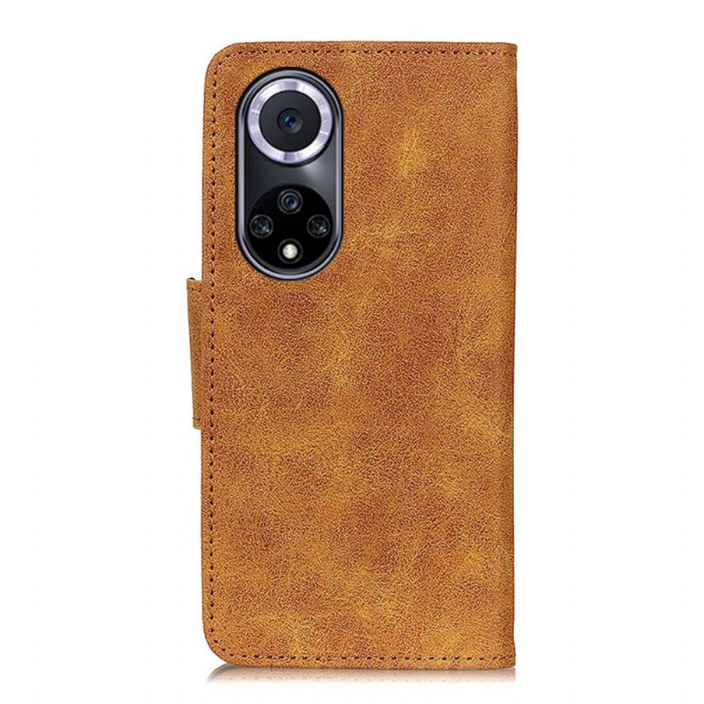 Folio-hoesje voor Huawei Nova 9 / Honor 50 Vintage Splitleer