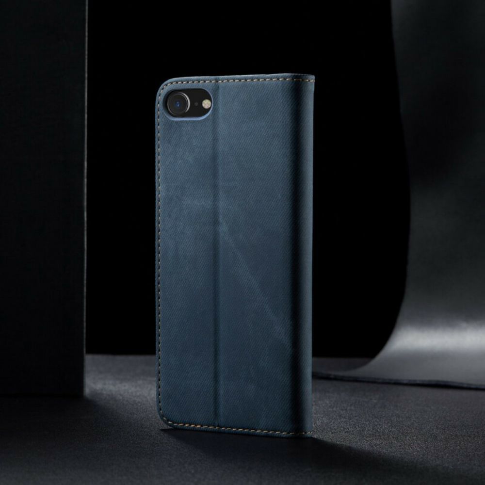 Bescherming Hoesje voor iPhone 6 / 6S Folio-hoesje Imitatieleer Jeanstextuur