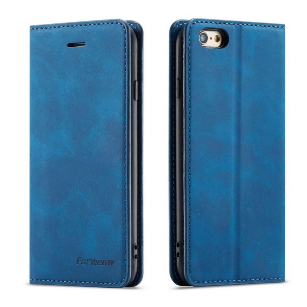 Bescherming Hoesje voor iPhone 6 / 6S Folio-hoesje Kunstleer Forwenw