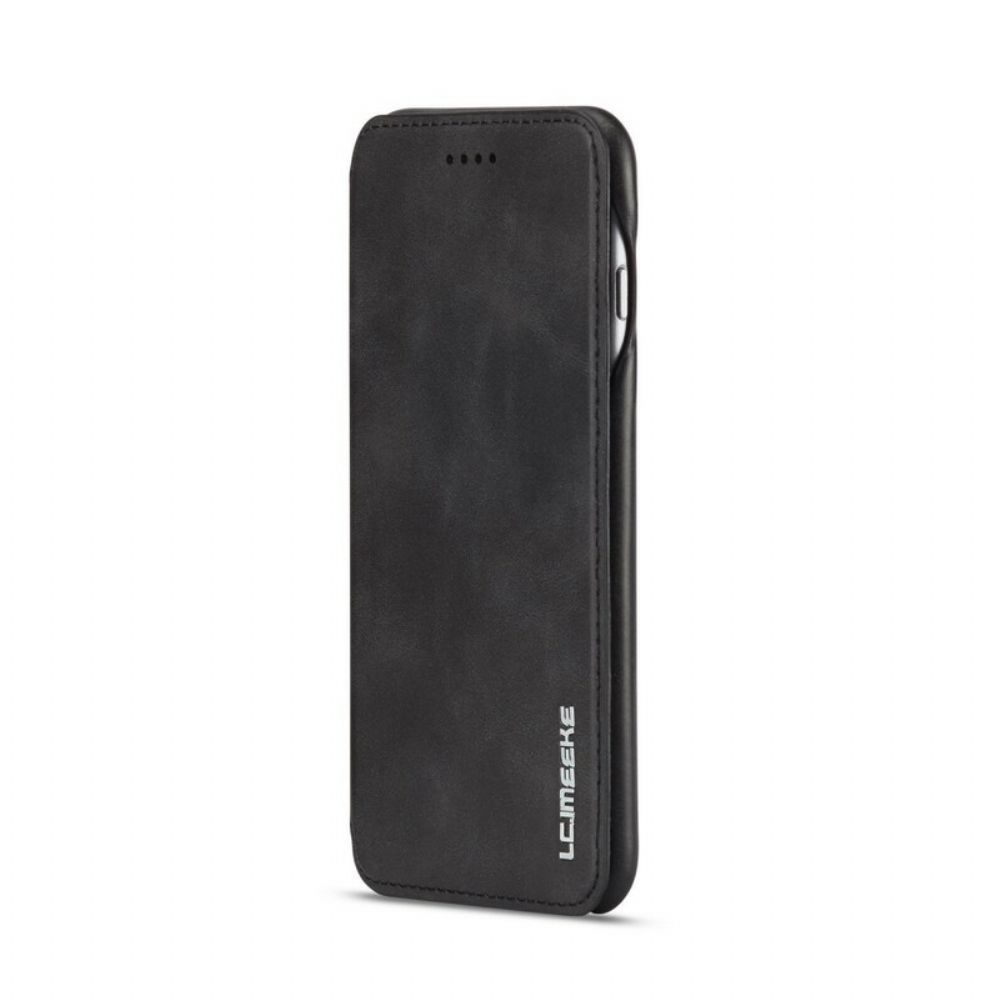 Bescherming Hoesje voor iPhone 6 / 6S Folio-hoesje Lc.imeeke Leereffect