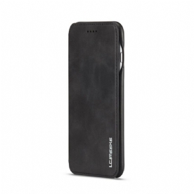 Bescherming Hoesje voor iPhone 6 / 6S Folio-hoesje Lc.imeeke Leereffect