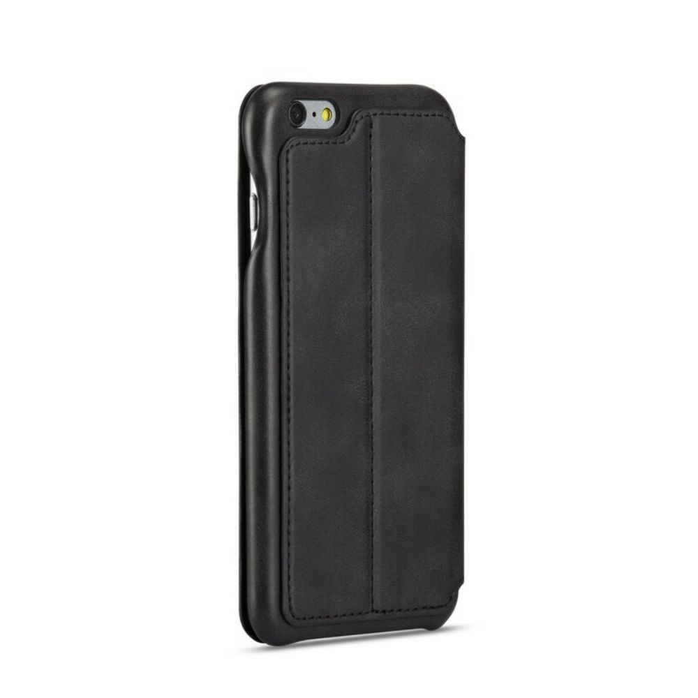 Bescherming Hoesje voor iPhone 6 / 6S Folio-hoesje Lc.imeeke Leereffect