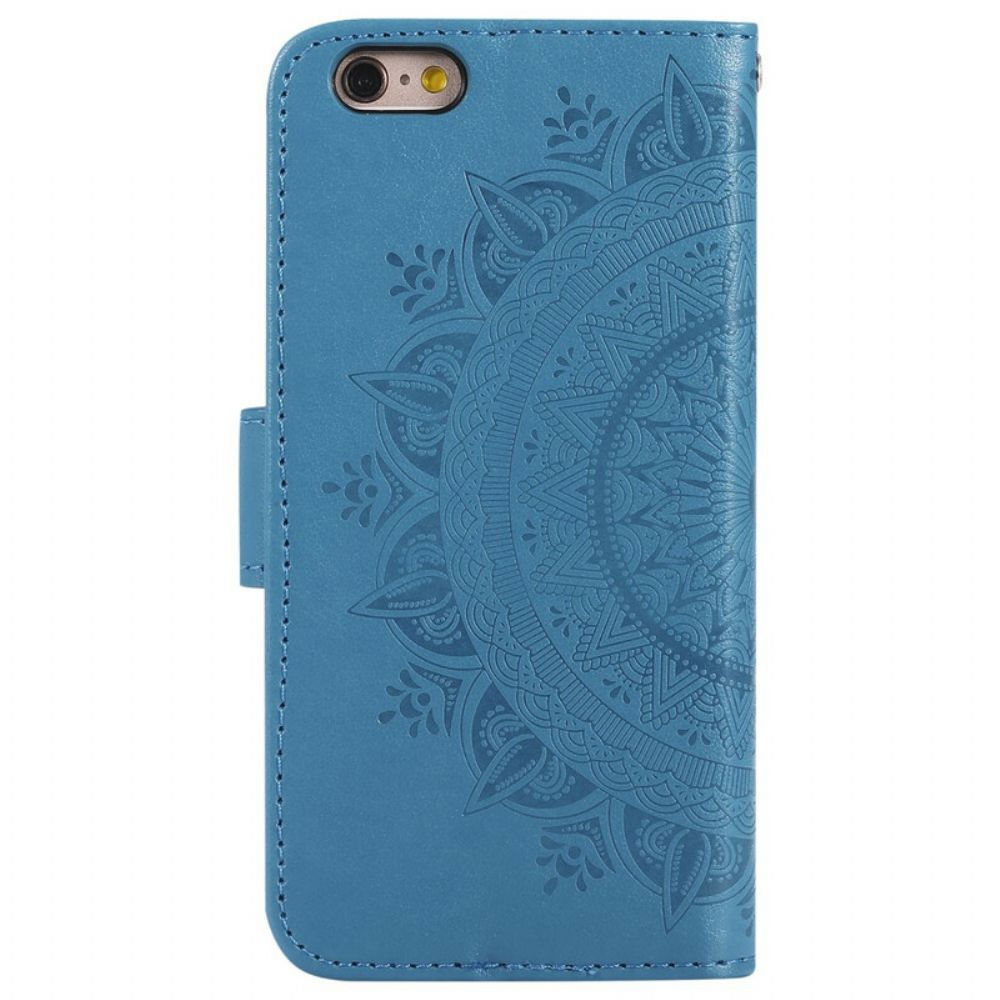 Folio-hoesje voor iPhone 6 / 6S Zon Mandala