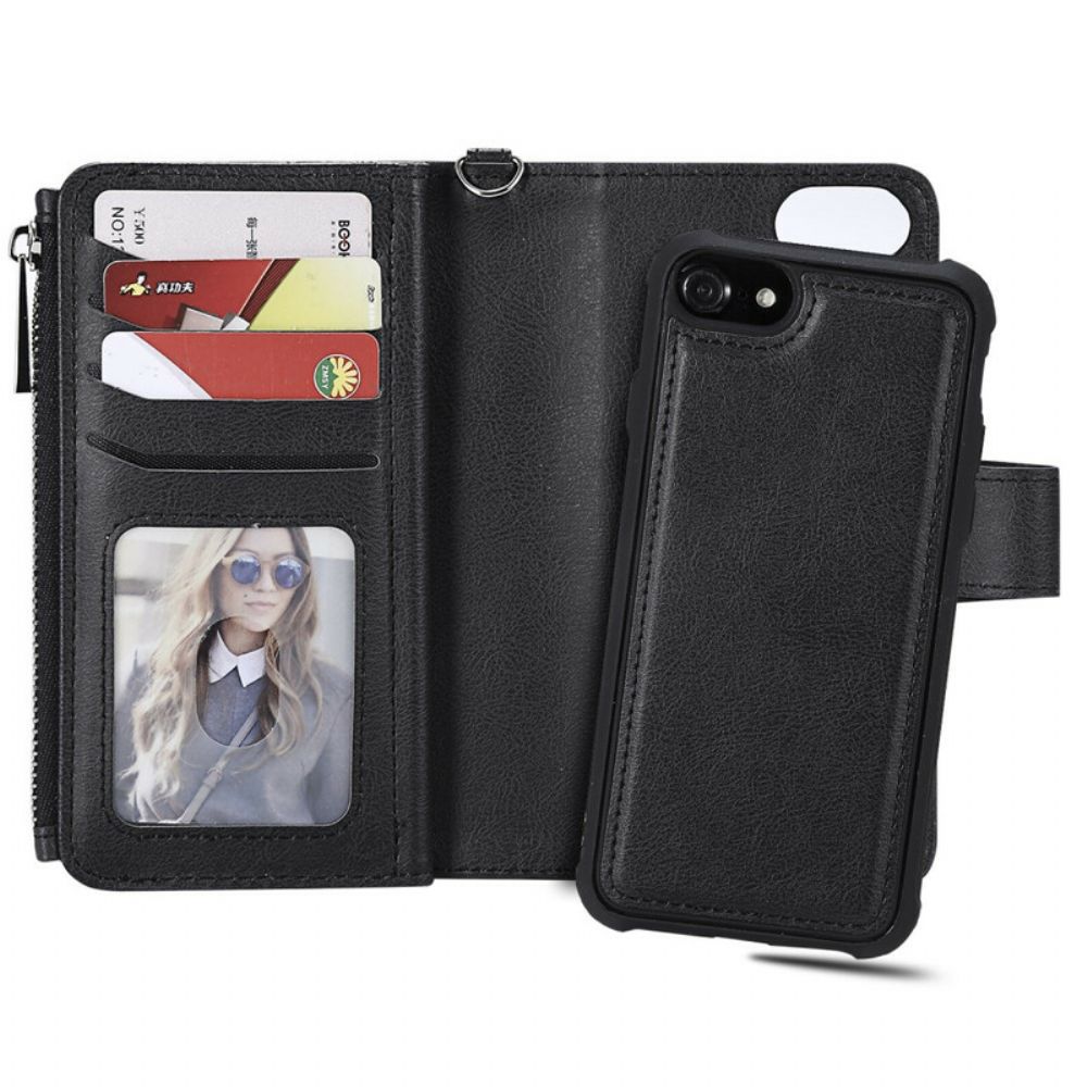 Hoesje Folio-hoesje voor iPhone 6 / 6S Portemonnee Leren Afneembare Portemonnee