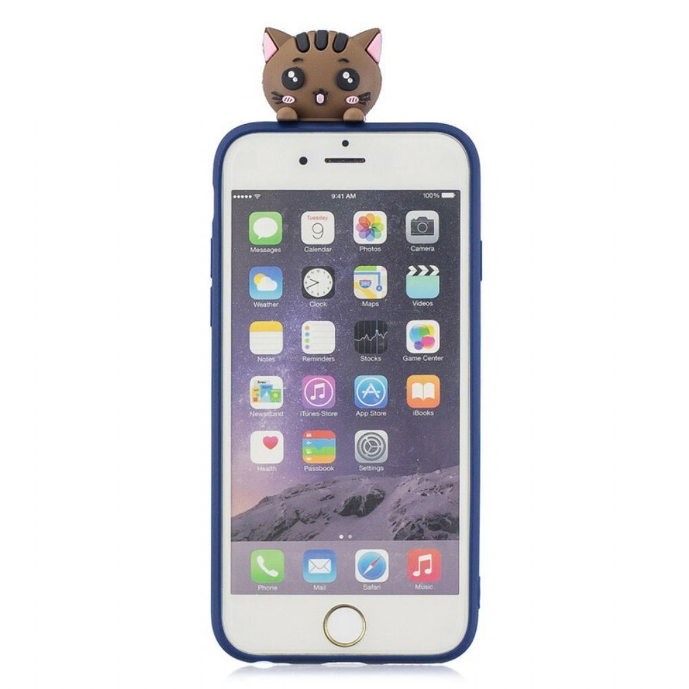 Hoesje voor iPhone 6 / 6S 3d Katten