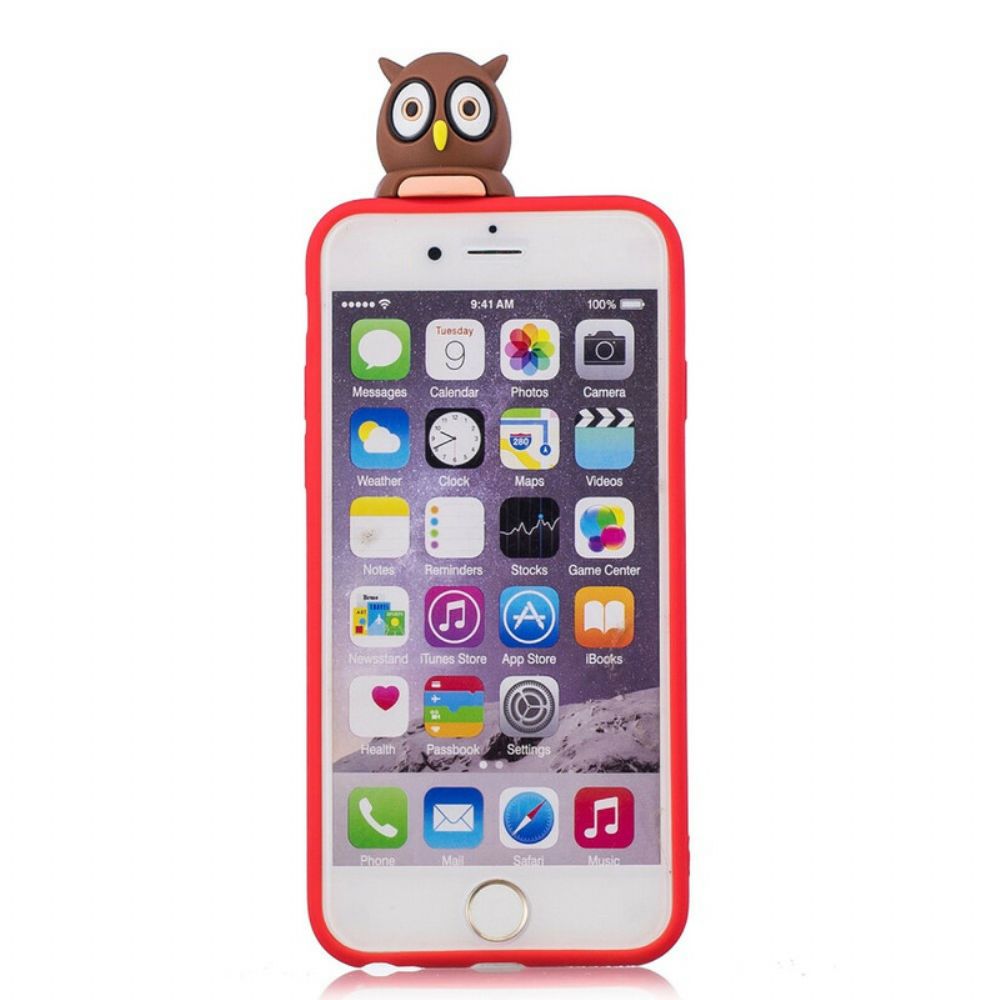 Hoesje voor iPhone 6 / 6S 3d Uil