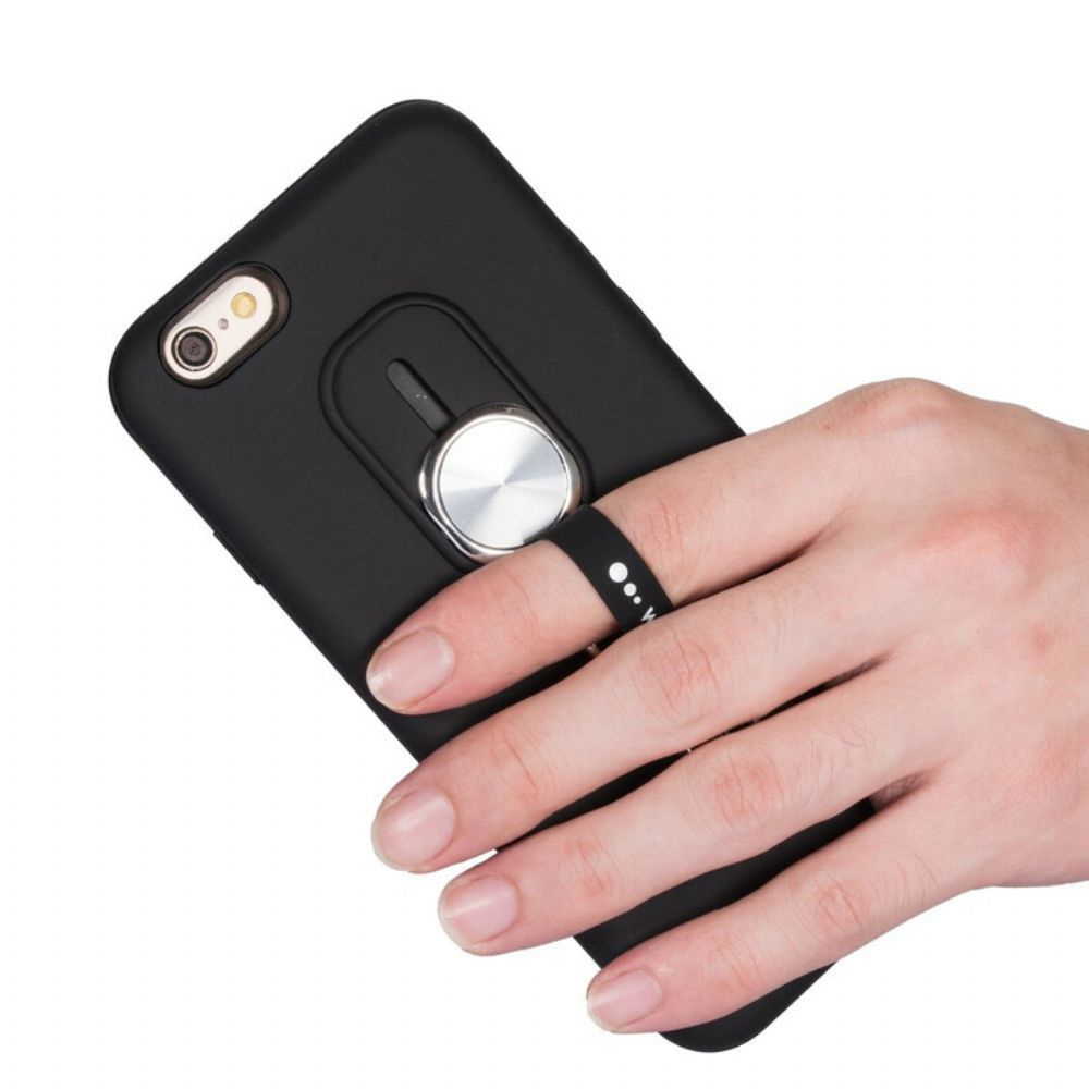 Hoesje voor iPhone 6 / 6S Geweldig Leven Met Ring-ondersteuning