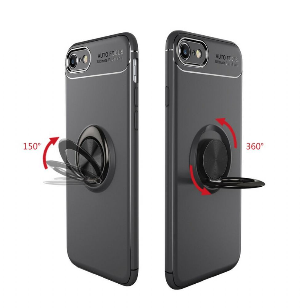 Hoesje voor iPhone 6 / 6S Magnetische Roterende Ring