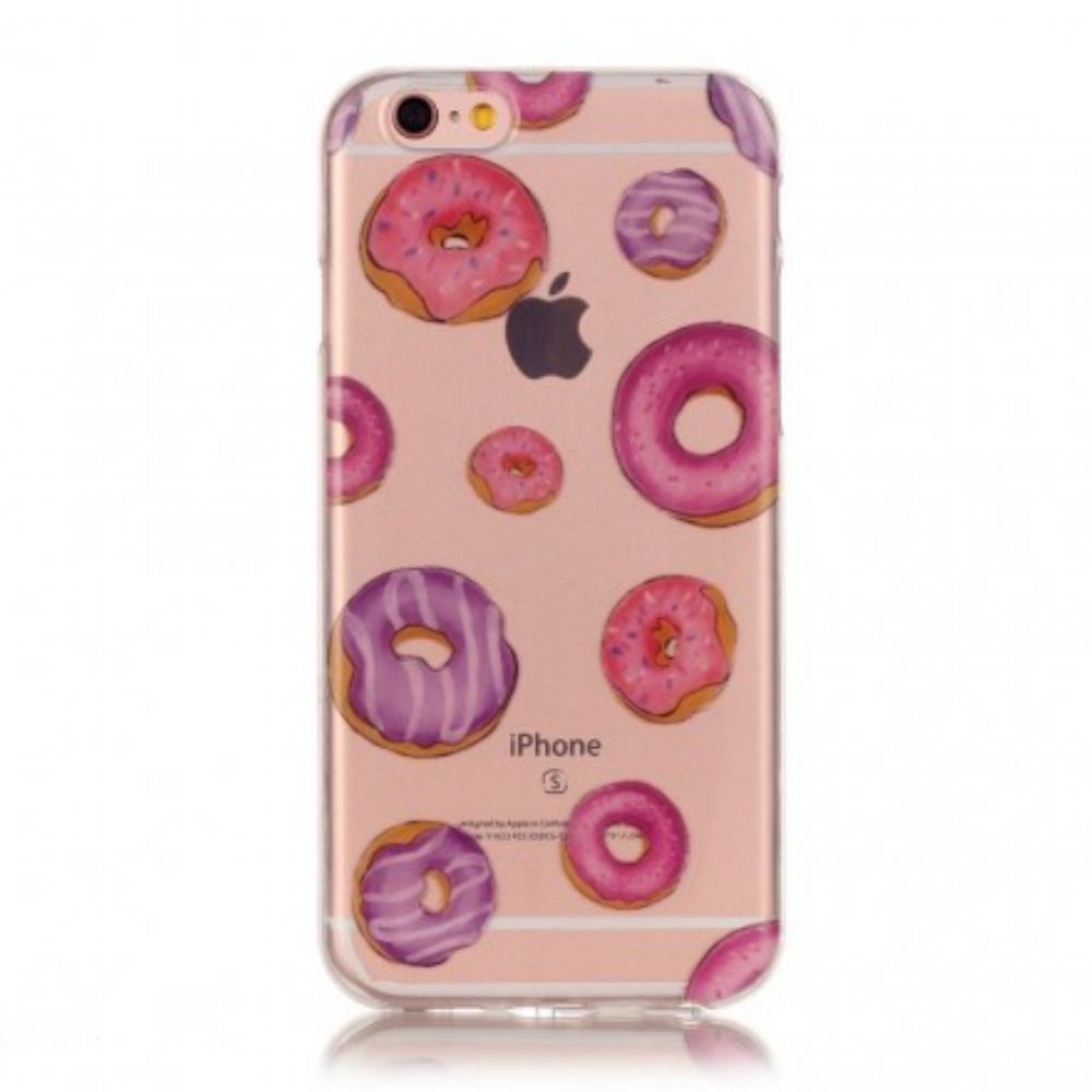 Hoesje voor iPhone 6 / 6S Transparante Donut Ventilator